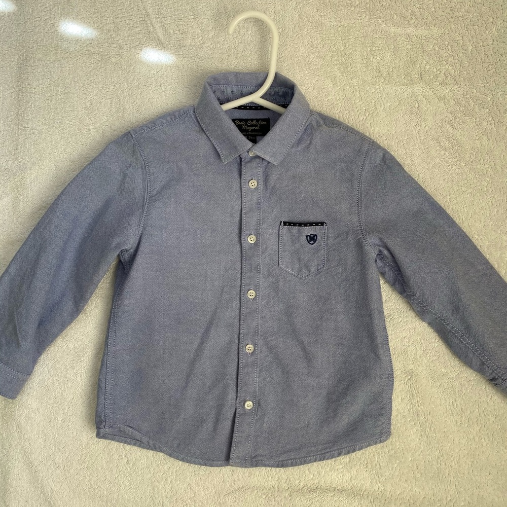 24m boys Mayoral button down.
